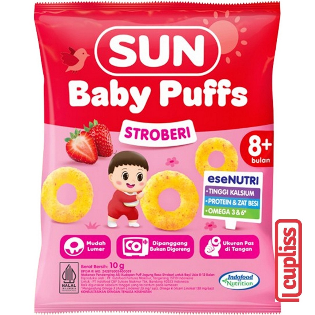 SUN Baby Puffs 10gr Puff Bayi Camilan Anak MPASI 8m+