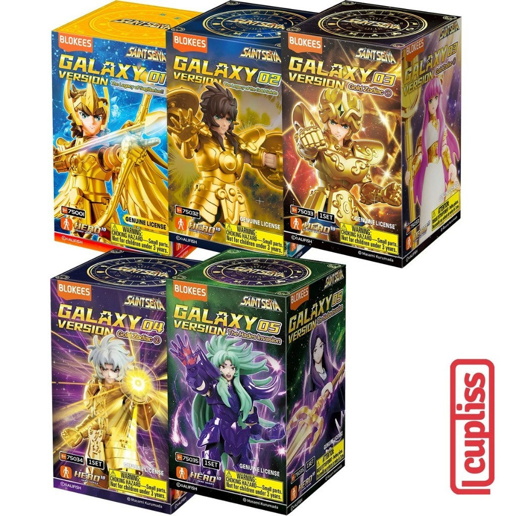 RANDOM BLOKEES Figures Saint Seiya Figure Galaxy Version GV 01 02 03 04 05