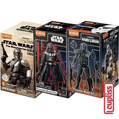 RANDOM - BLOKEES Figure Star Wars Galaxy Version GV 01 02 03 75841 75842 75843 Death Vader Stormtrooper Mandalorian