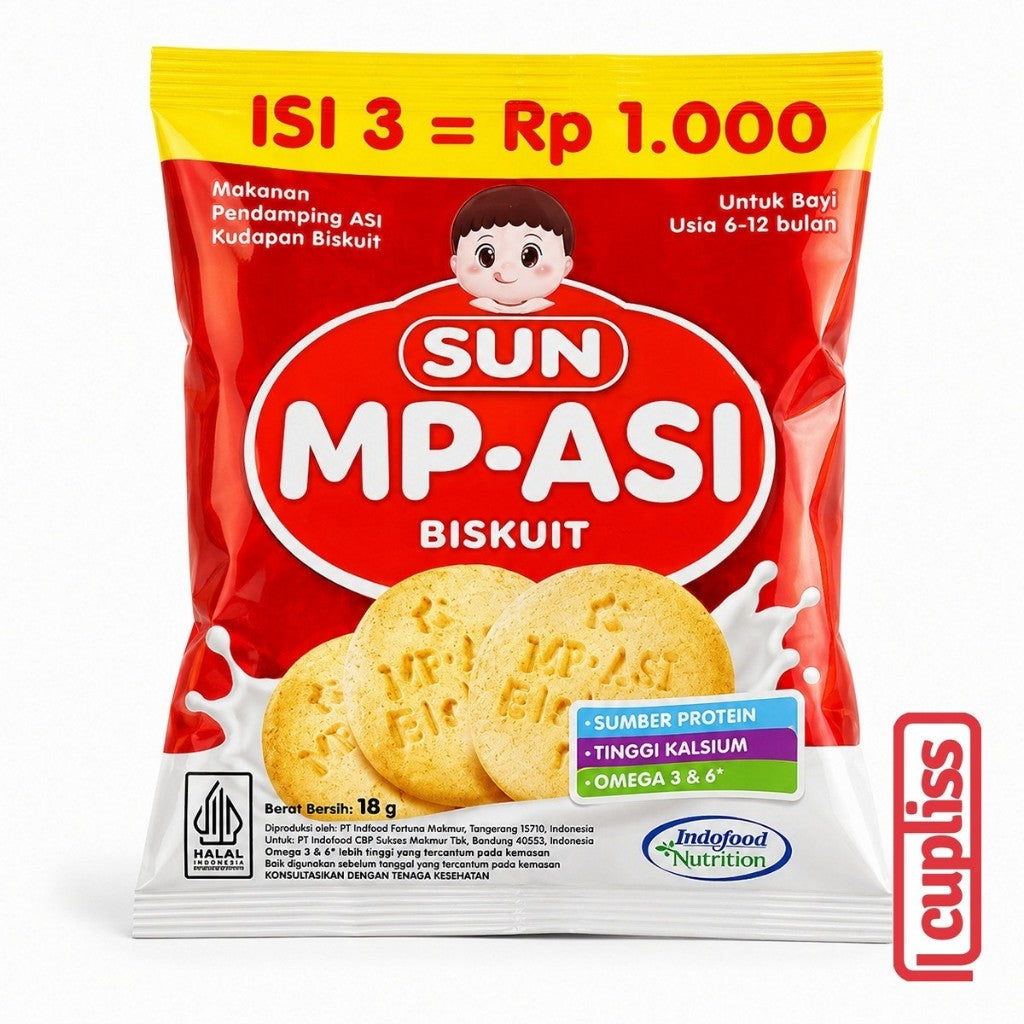 Beli 10 Sachet - SUN MP Asi Bubur Sereal Biskuit Bayi Baby Cereal Biscuit MPASI 6m+