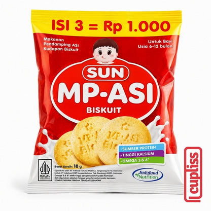 Beli 10 Sachet - SUN MP Asi Bubur Sereal Biskuit Bayi Baby Cereal Biscuit MPASI 6m+