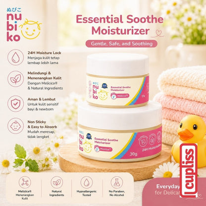 Nubiko Essential Soothe 8x Ceramide Moisturizer Wajah Krim Ibu Bayi