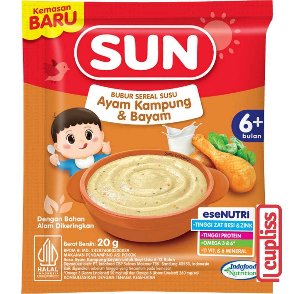 Beli 10 Sachet - SUN MP Asi Bubur Sereal Biskuit Bayi Baby Cereal Biscuit MPASI 6m+