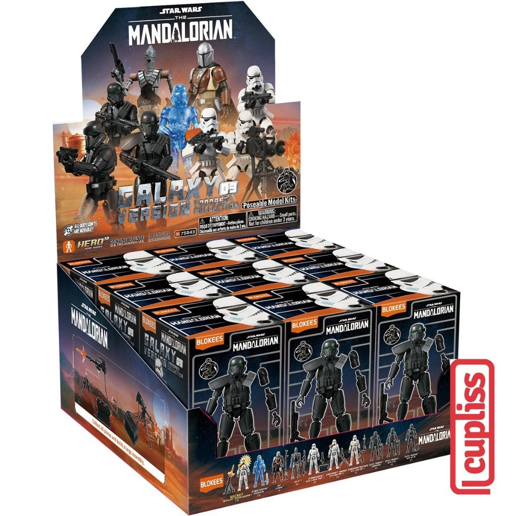 Box - BLOKEES Figure Star Wars Galaxy Version GV 01 02 03 75841 75842 75843 Mandalorian Stormtrooper