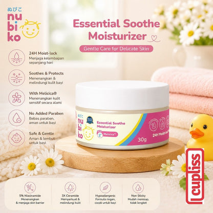 Nubiko Baby Cream Essential Soothe Hair Body Lotion Physical Sunscreen Hydra Gentle Skincare Perawatan Kulit Rambut Bayi