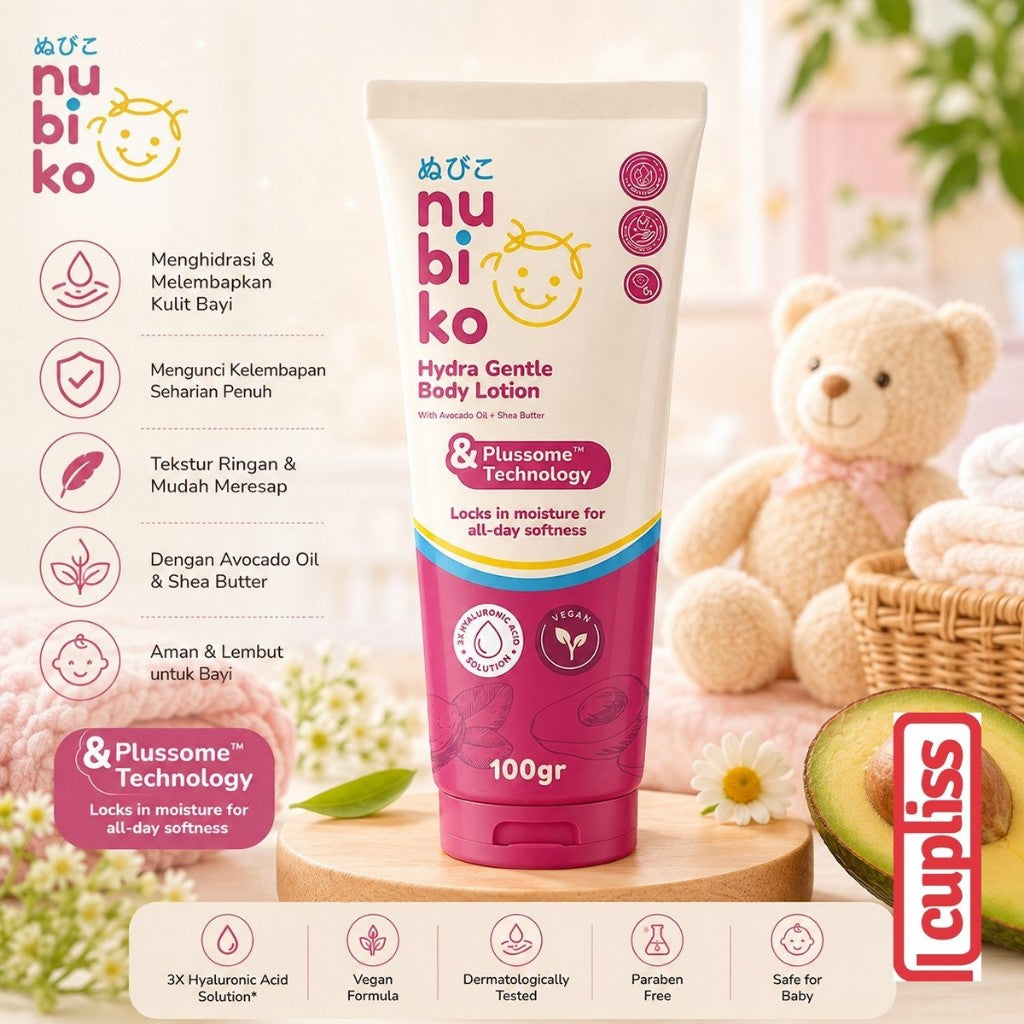 Nubiko Baby Cream Essential Soothe Hair Body Lotion Physical Sunscreen Hydra Gentle Skincare Perawatan Kulit Rambut Bayi