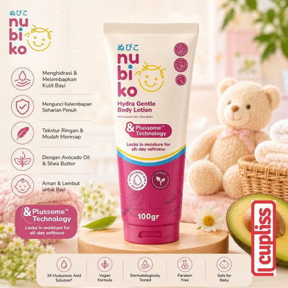 Nubiko Baby Cream Essential Soothe Hair Body Lotion Physical Sunscreen Hydra Gentle Skincare Perawatan Kulit Rambut Bayi