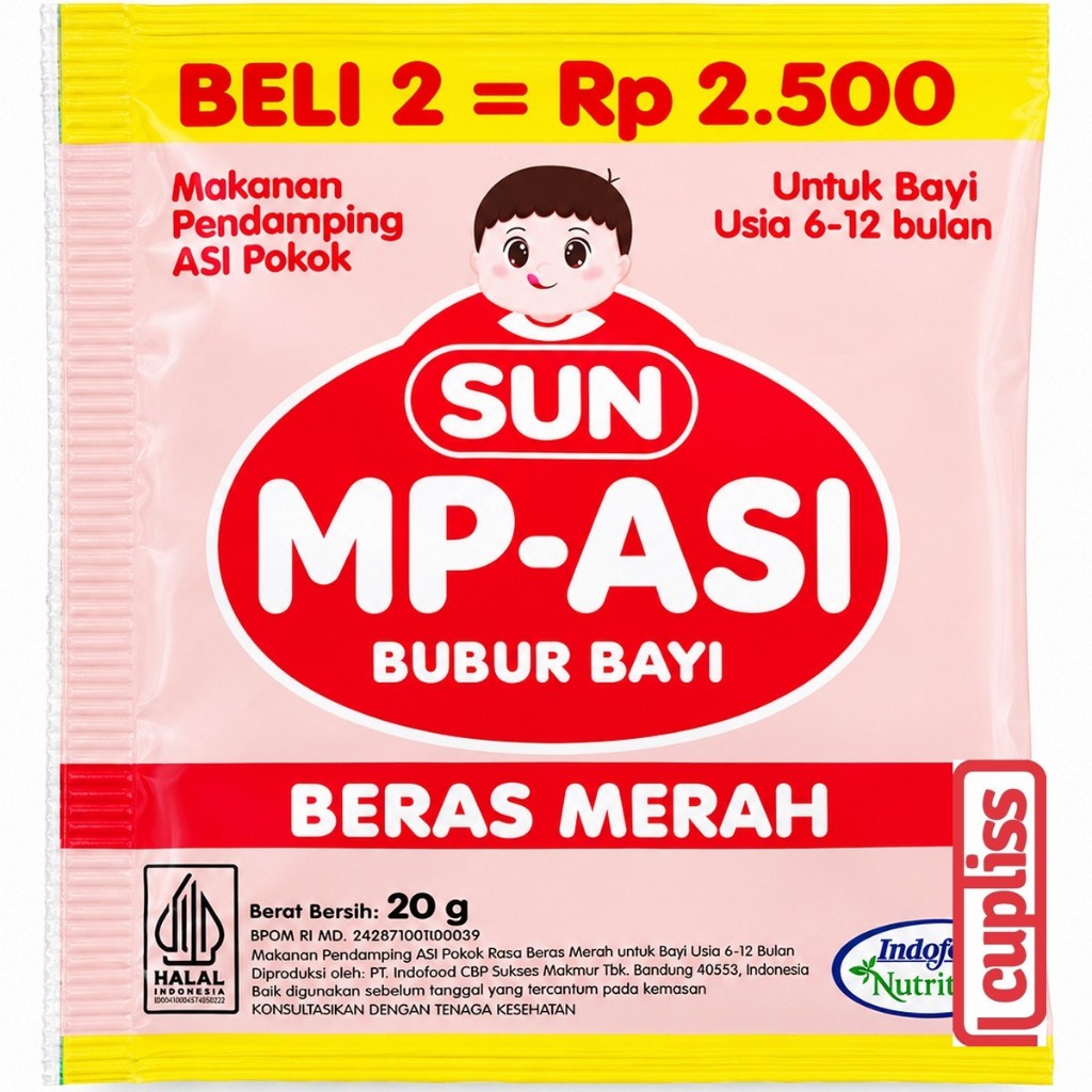 Beli 10 Sachet - SUN MP Asi Bubur Sereal Biskuit Bayi Baby Cereal Biscuit MPASI 6m+