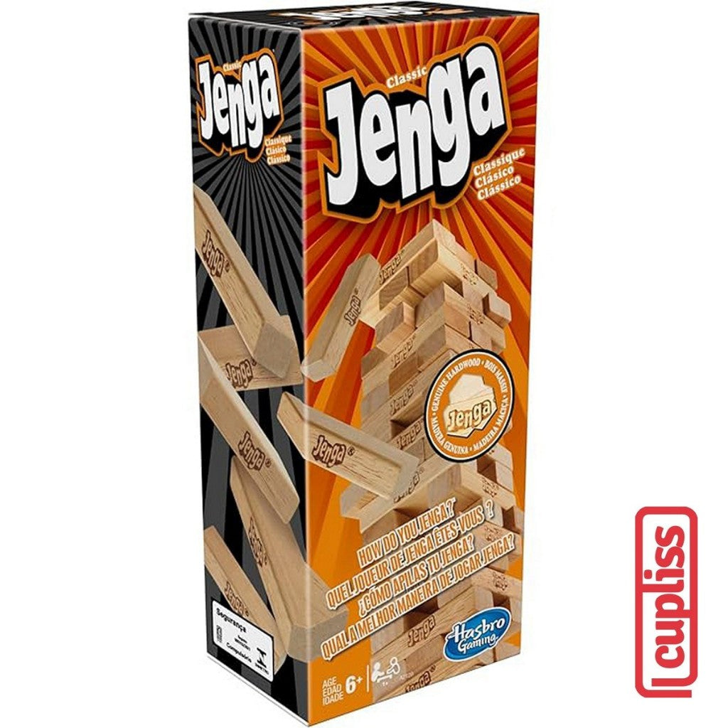 Hasbro Games Jenga Classic Board Game Original A2120 G1499