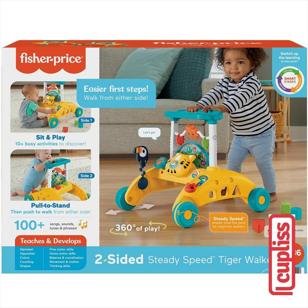 Fisher Price HGM25 2 Sided Steady Speed Tiger Walker