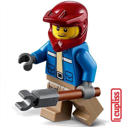 PART OUT LEGO CTY1294 Wildlife Rescue Explorer Male Minifigure