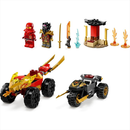 LEGO Ninjago 71789 Kai and Ras Car and Bike Battle