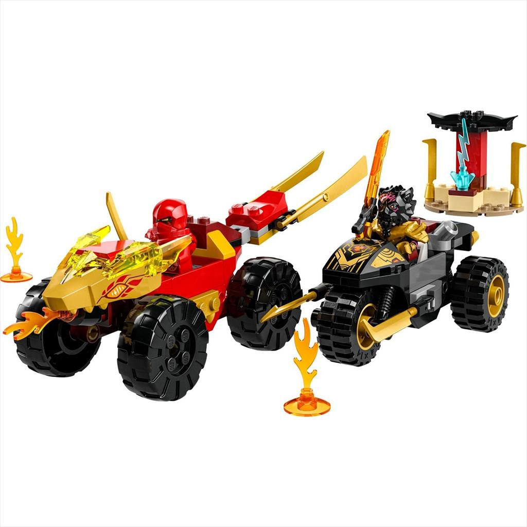 LEGO Ninjago 71789 Kai and Ras Car and Bike Battle