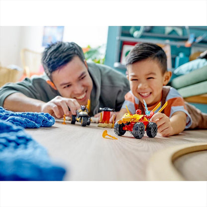 LEGO Ninjago 71789 Kai and Ras Car and Bike Battle
