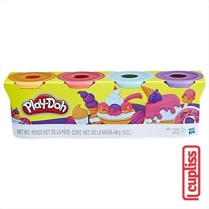 Play Doh Starter Set 4 Pack 16 oz E4869 Playdoh B5517
