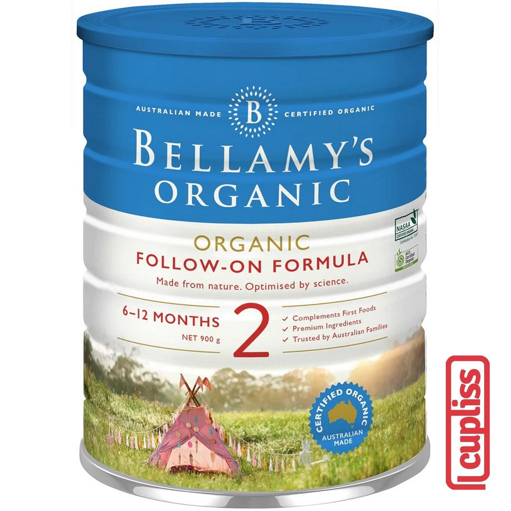 Bellamys Organic Step 2 Bellamy's 900gr Susu Formula Bubuk Organik