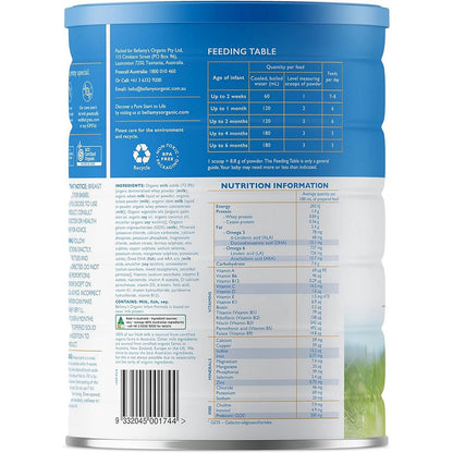 Bellamys Organic Step 1  Bellamy's 900gr Susu Formula Bubuk Organik