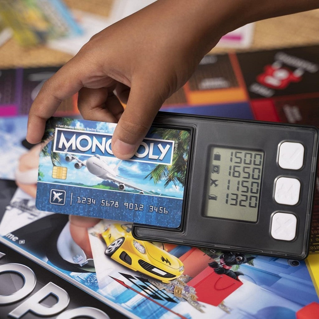 Hasbro Board Game E8978 Monopoly Super Electronic Banking Permainan Papan