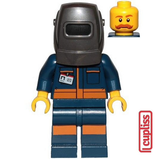PART OUT LEGO CTY1030 City Mechanical Engineer Minifigure Figure