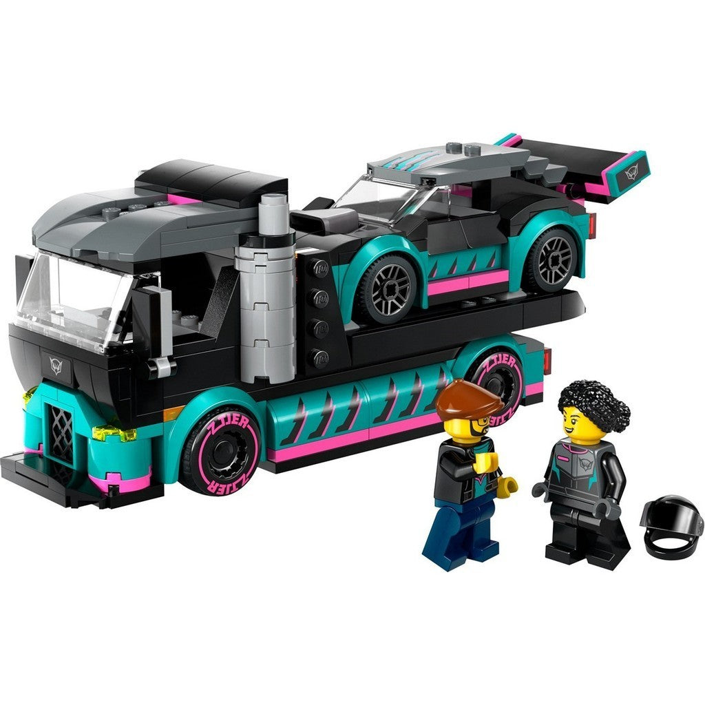 LEGO City 60406 Race Car and Car Carrier Truck