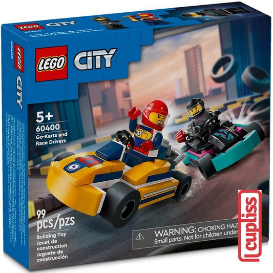 LEGO City 60400 Go Karts and Race Drivers