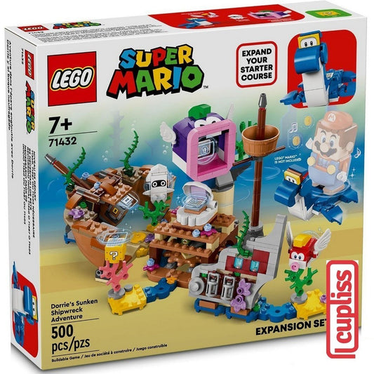 LEGO Super Mario 71432 Dorrie Sunken Shipwreck Adventure Expansion Set
