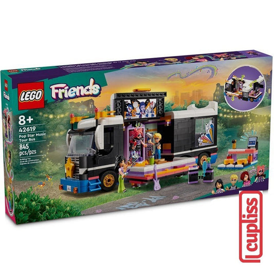 LEGO Friends 42619 Pop Star Music Tour Bus