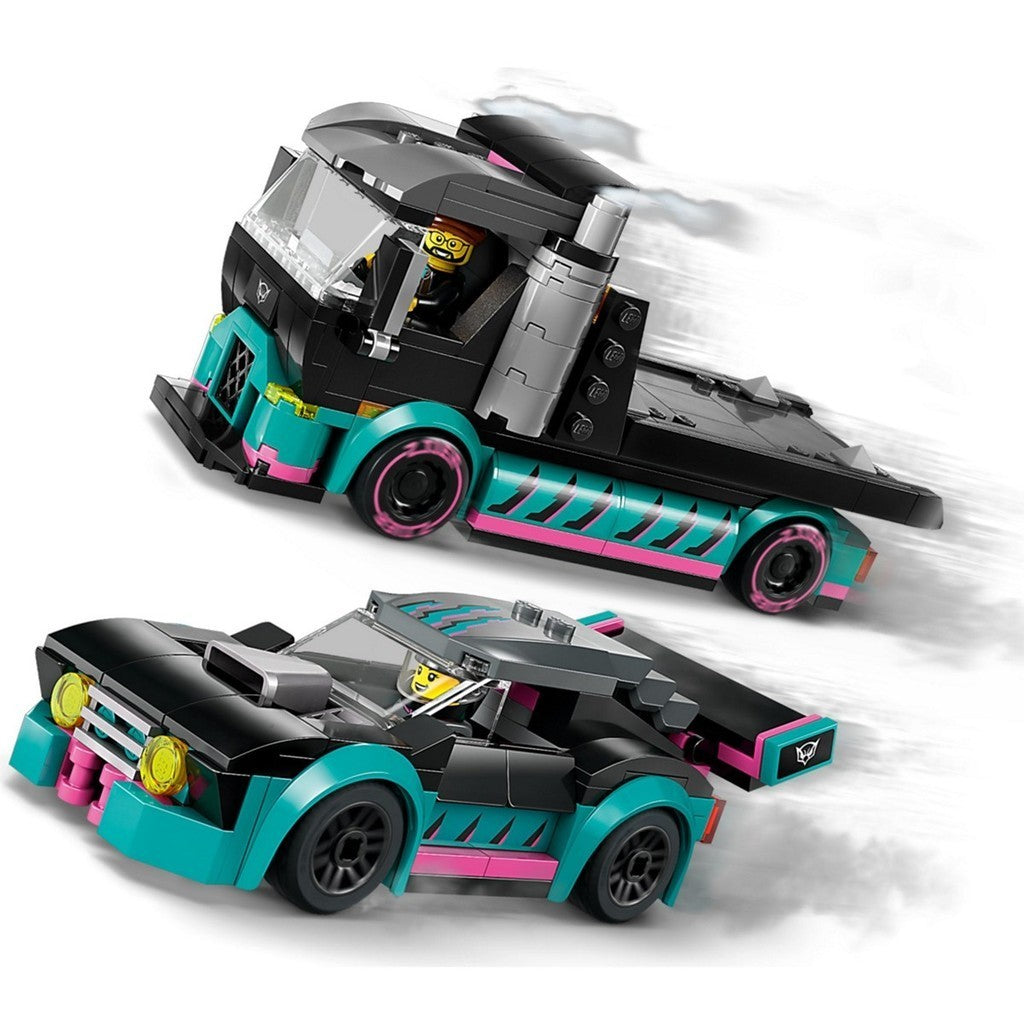 LEGO City 60406 Race Car and Car Carrier Truck