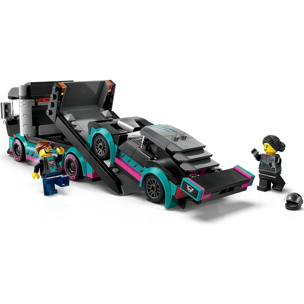 LEGO City 60406 Race Car and Car Carrier Truck