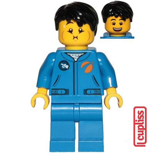 PART OUT LEGO CTY1040 City Astronaut Male Minifigure Figure