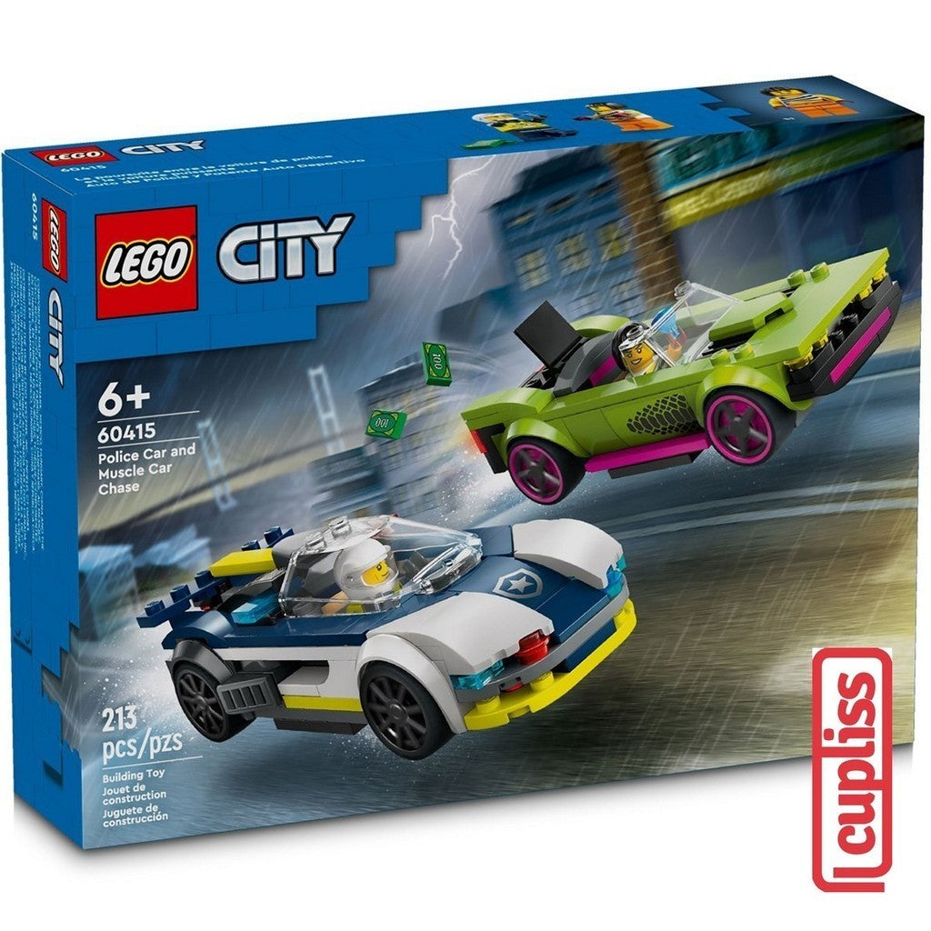 LEGO City 60415 Police Car and Muscle Car Chase
