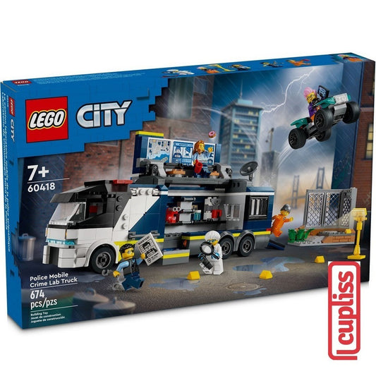 LEGO City 60418 Police Mobile Crime Lab Truck