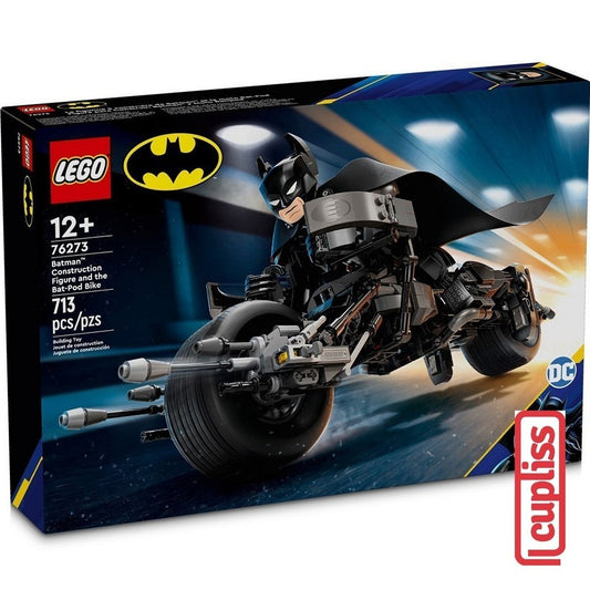LEGO Superheroes 76273 Batman Construction Figure and the Bat Pod Bike
