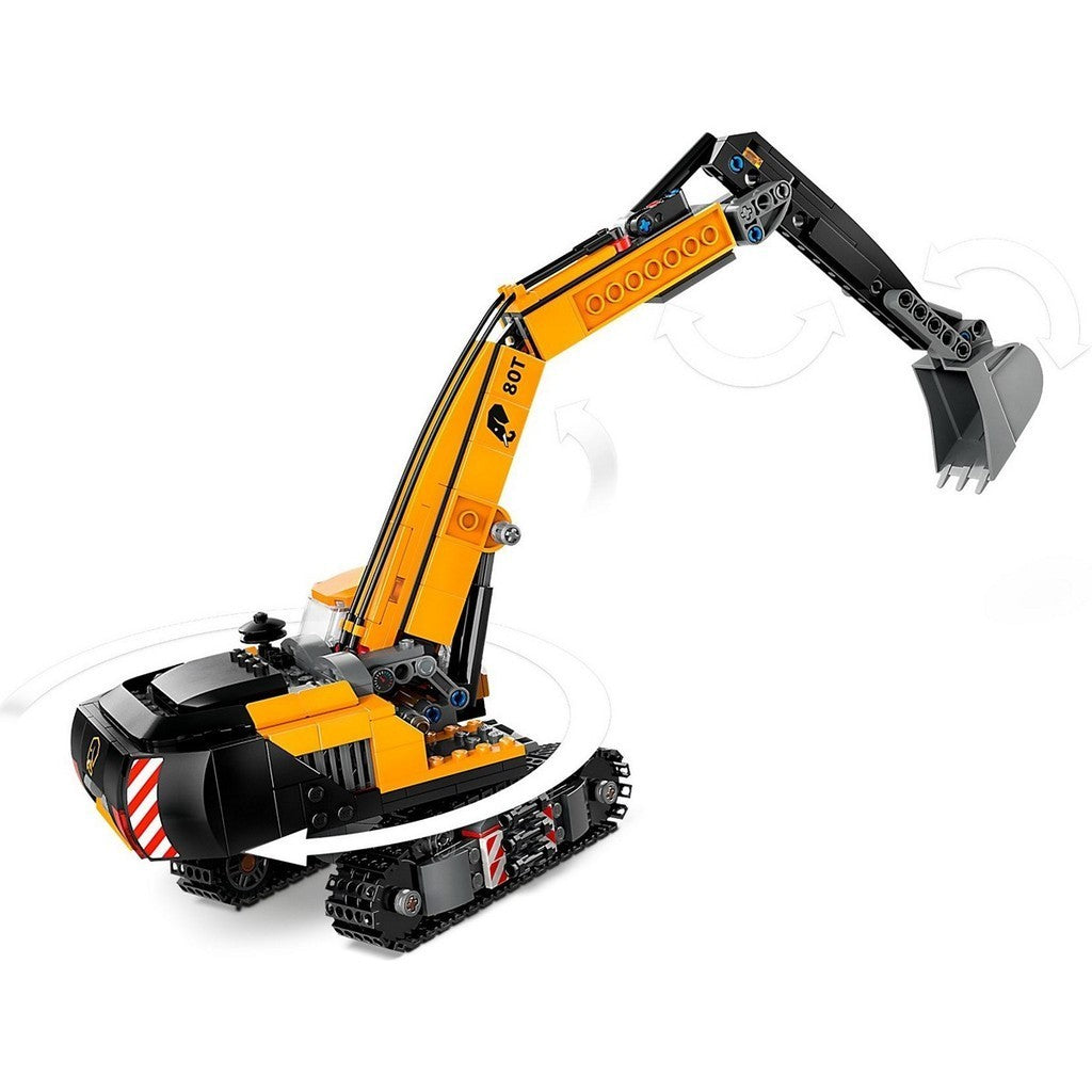 LEGO City 60420 Yellow Construction Excavator