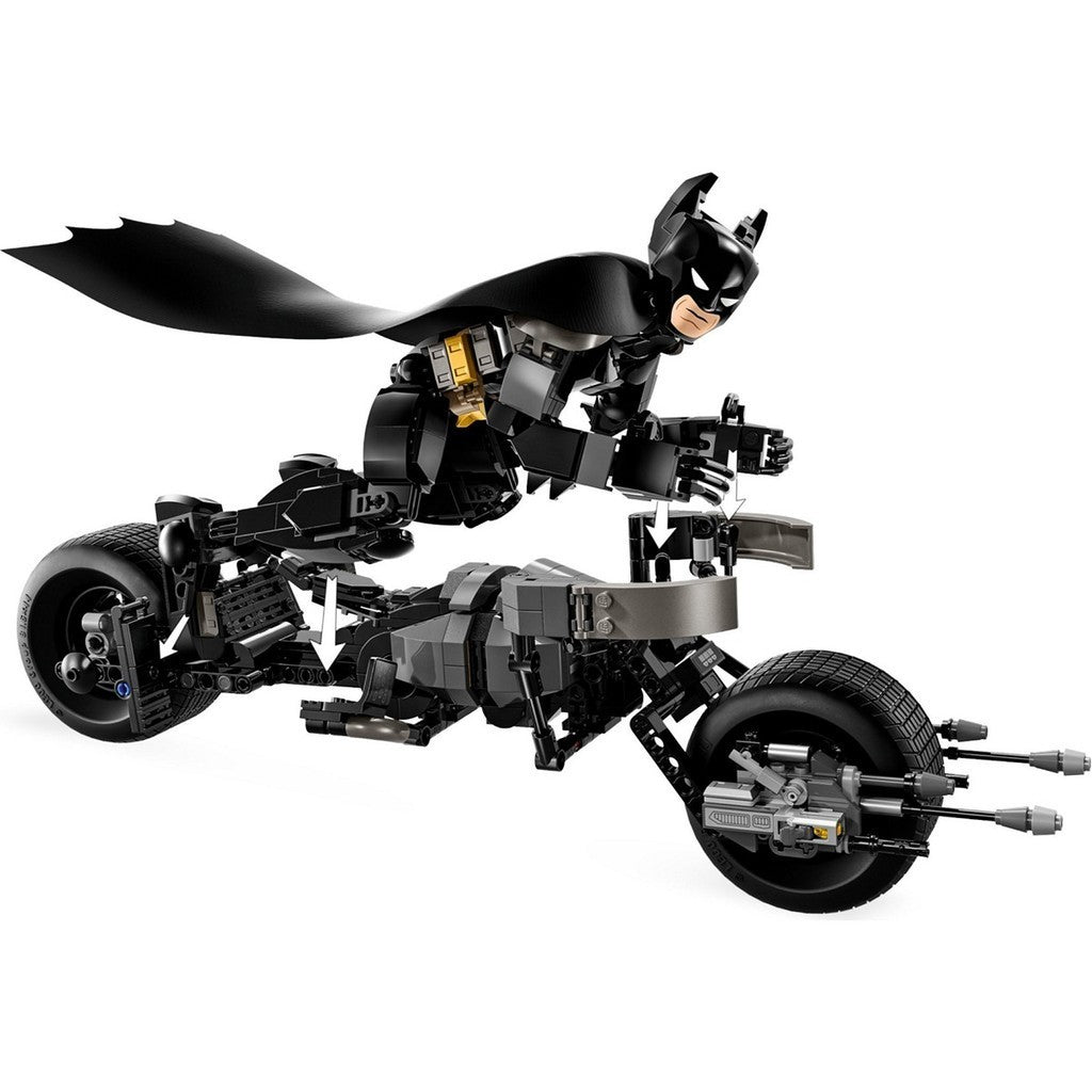 LEGO Superheroes 76273 Batman Construction Figure and the Bat Pod Bike