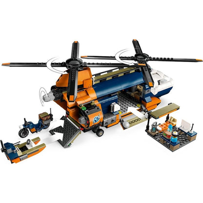LEGO City 60437 Jungle Explorer Helicopter at Base Camp
