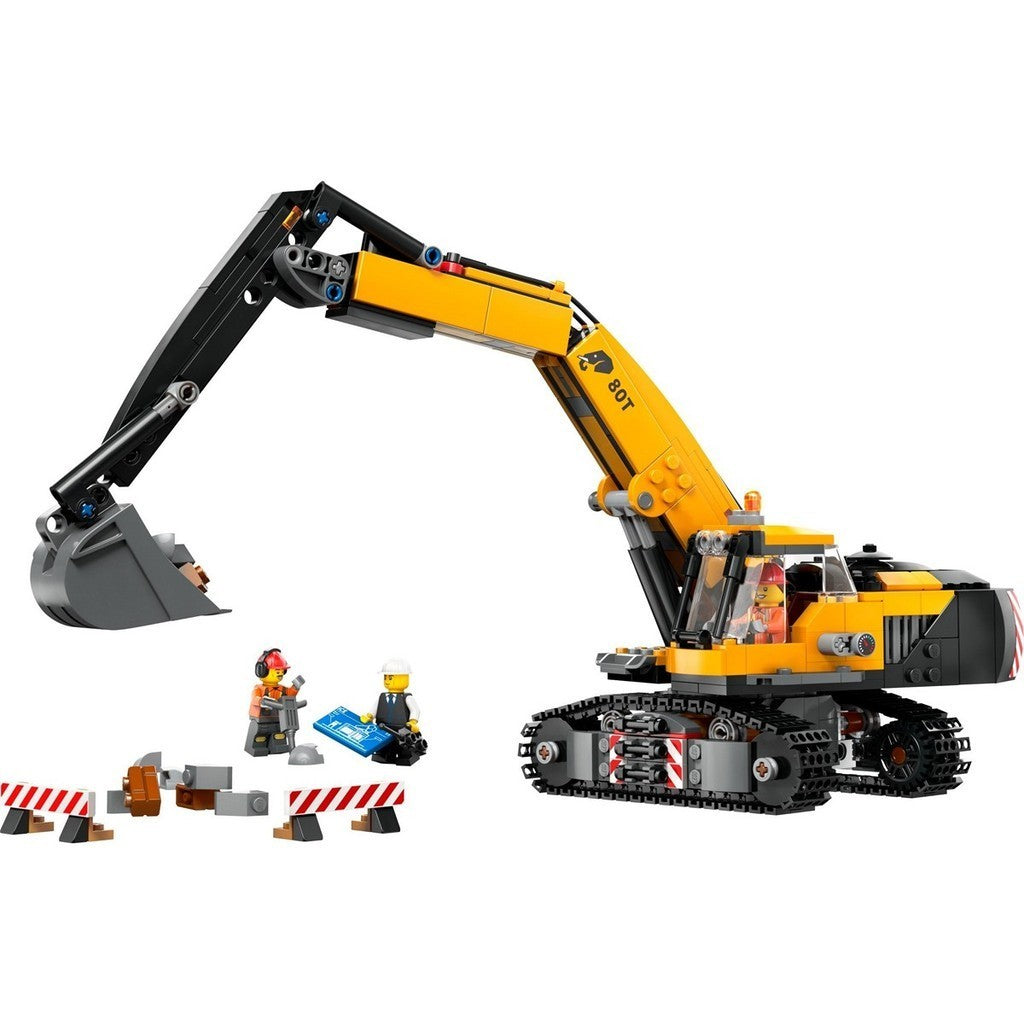 LEGO City 60420 Yellow Construction Excavator