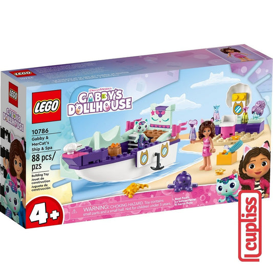 LEGO Gabby Dollhouse 10786 Gabby and MerCat Ship and Spa