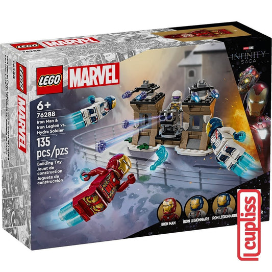LEGO Superheroes 76288 Iron Man and Iron Legion vs Hydra Soldier