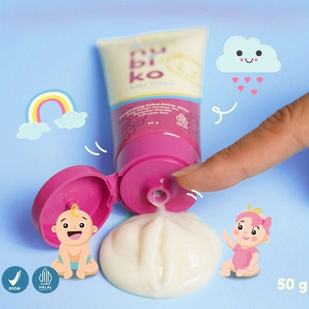 Nubiko Baby Cream 50gr Skincare Krim Ruam Bekas Luka Bayi Anak 50 gr
