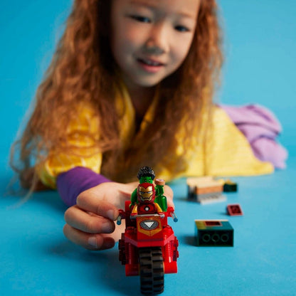 LEGO Superheroes 76287 Iron Man with Bike and The Hulk