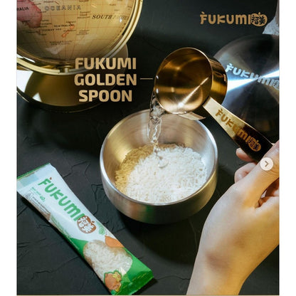 FUKUMI Golden Spoon Sendok Takar Original Emboss Tahan Panas