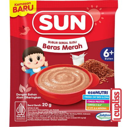Sachet - SUN Bubur Sereal Susu Bayi 20gr Baby Cereal BC MPASI 6m+