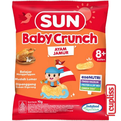 SUN Baby Crunch 10gr Snack Bayi Anak Cemilan MPASI 8m+