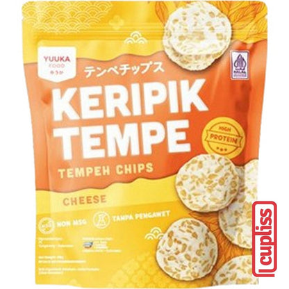 Yuuka Food Keripik Tempe 50g Tempeh Chips Snack Camilan Anak Renyah