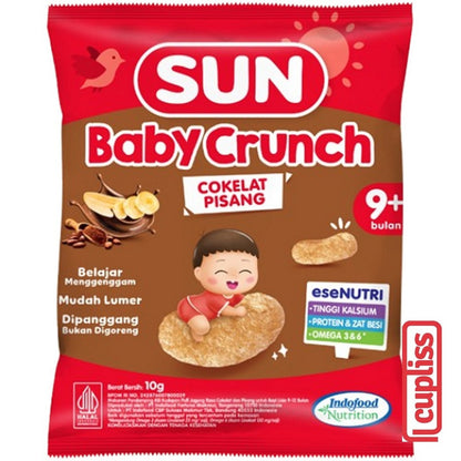 SUN Baby Crunch 10gr Snack Bayi Anak Cemilan MPASI 8m+