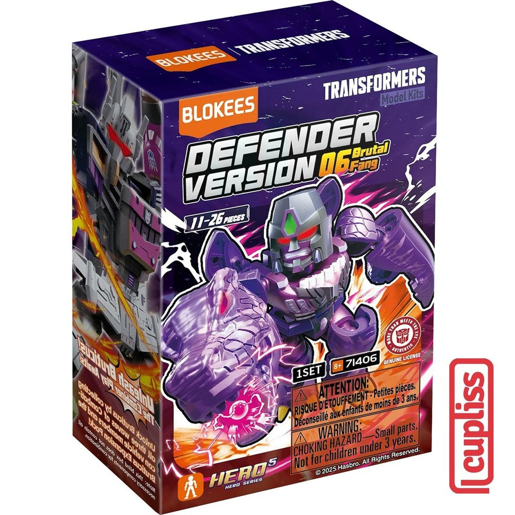 BLOKEES Figure Transformers 71406 Defender Version 06 DV06 Brutal Fang