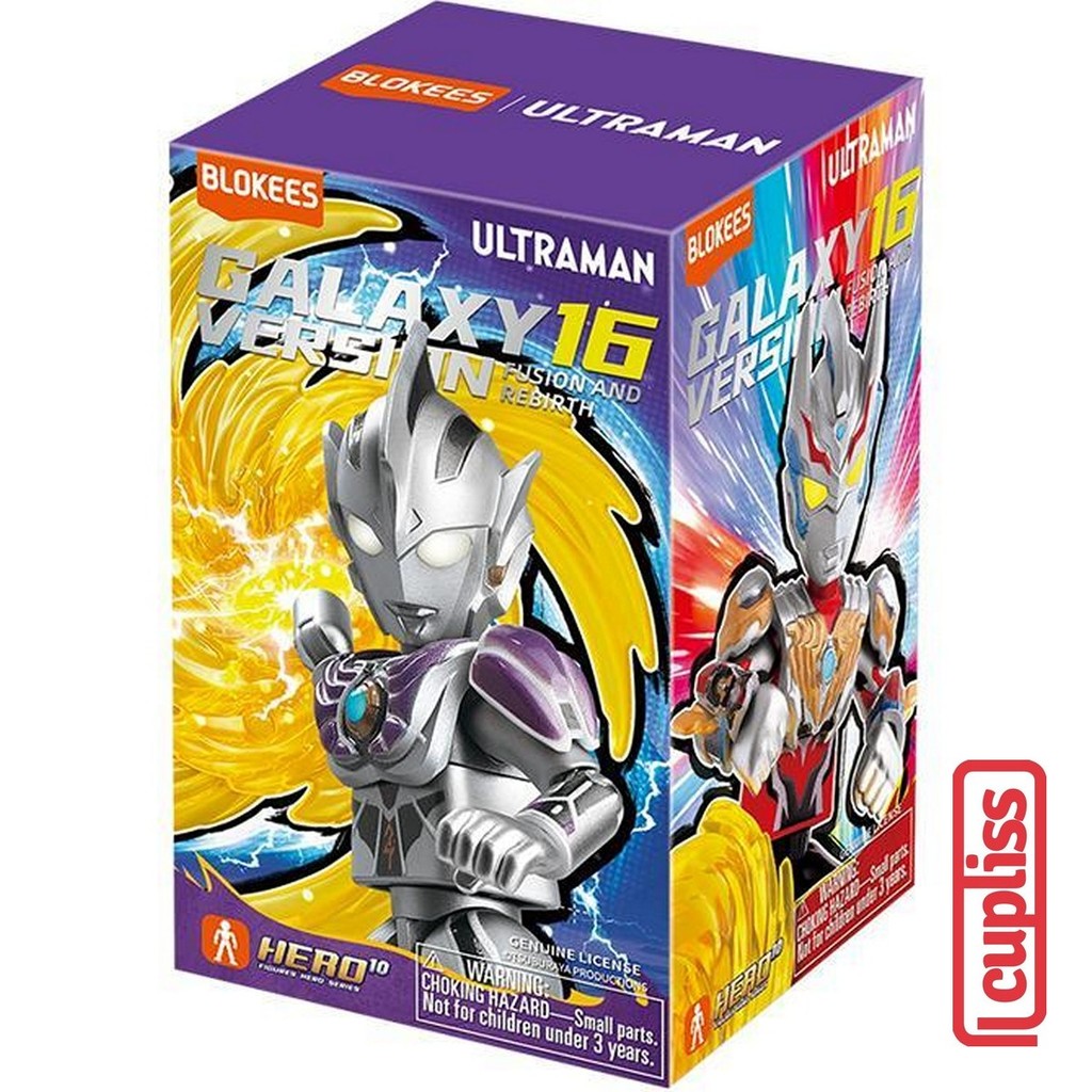 BLOKEES Figure Ultraman Galaxy Version GV16 GV 16 73116 Fusion and Rebirth