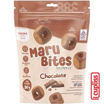 Yuuka Food Maru Bites 50g Japanese Crispy Snack Anak Camilan Sehat
