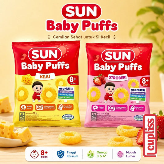 SUN Baby Puffs 10gr Puff Bayi Camilan Anak MPASI 8m+